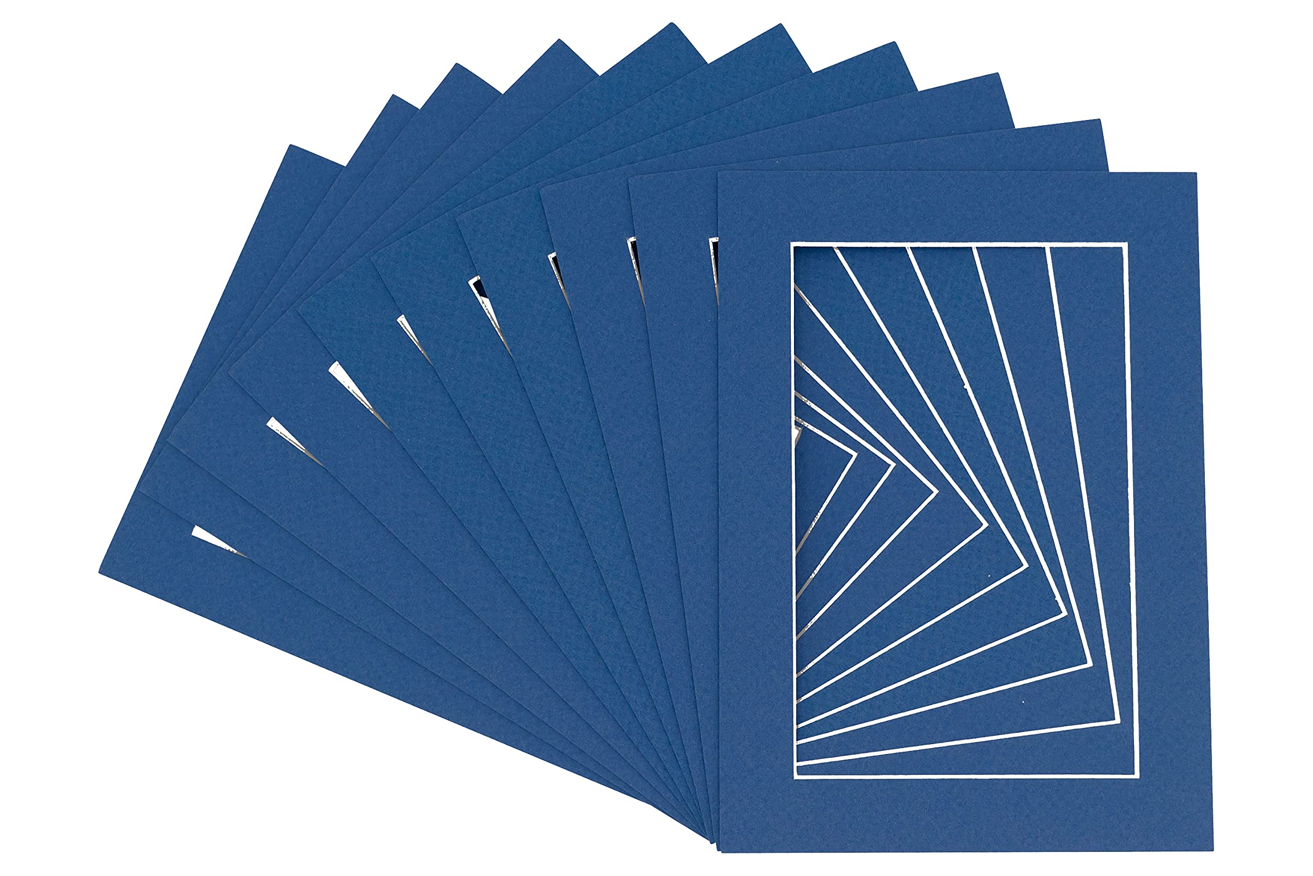 28x40 Inch Royal Blue Precut Picture Mat for 24x36 Photos - Acid-Free Bevel Cut Matboard with Backing Board & Clear Bag - Perfect for Framing Art, Photos, and Posters - Ideal for Home Decor, Galleries, and Office Displays