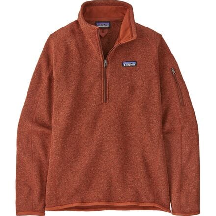 Women's Better Sweater 1/4 Zip Fleece Pullover - Lightweight Warm Layering for Outdoor Hiking & Casual Wear