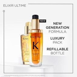 Elixir Ultime Original Hair Oil - Nourishing & Shine Enhancing Treatment for All Hair Types - Perfect for Daily Use, Styling & Salon-Quality Results at Home