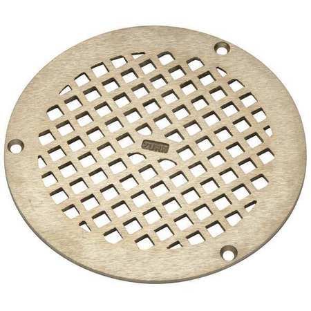 ZURN INDUSTRIES 6-Inch Floor Drain Cover - PN400-6B-STR - Heavy Duty Stainless Steel Drain Grate for Commercial & Residential Use - Perfect for Bathrooms, Kitchens, and Outdoor Areas
