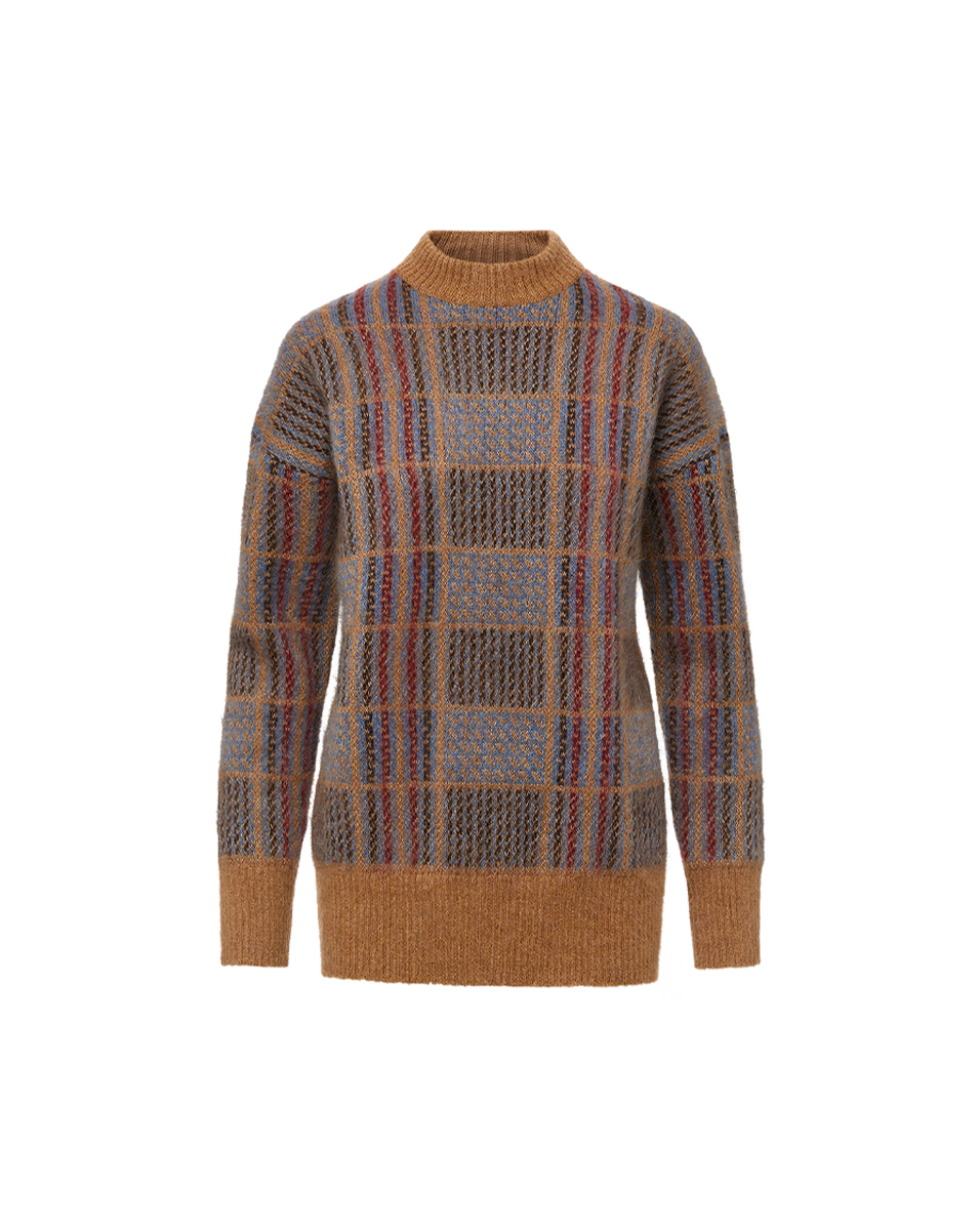 Stylish Bristol Plaid Sweater for Men & Women - Soft & Warm Winter Knitwear - Perfect for Casual Outfits, Office Wear & Holiday Gatherings