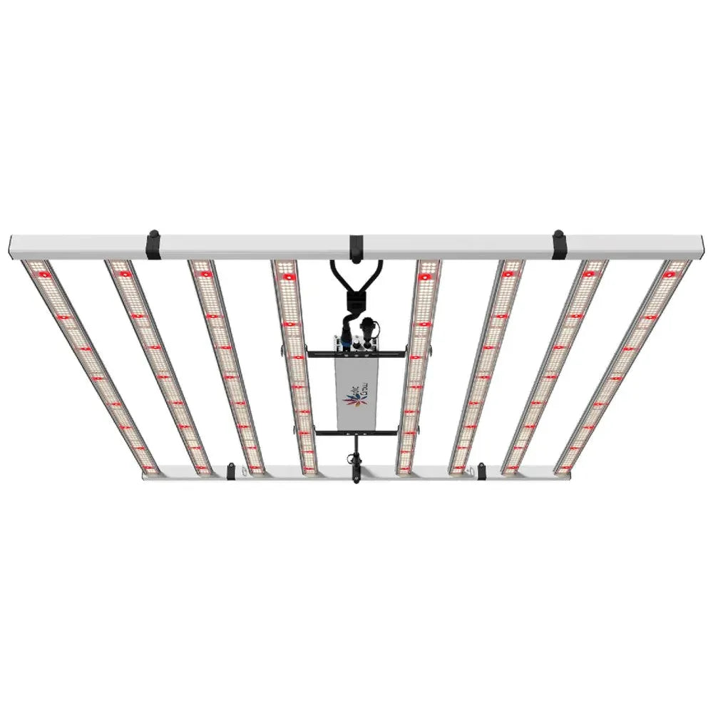 Medic Grow Fold 800 Plus Full Spectrum LED Grow Light for Indoor Plants - High Efficiency Hydroponic Greenhouse & Home Gardening Grow Light System
