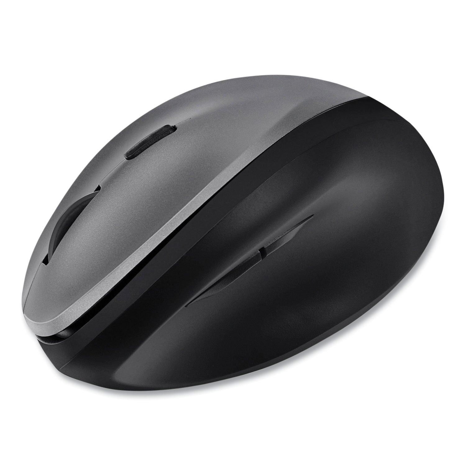 Adesso Imouse A20 Antimicrobial Vertical Wireless Mouse - Ergonomic Right-Handed Design, 2.4GHz with 33ft Range, Black/Granite - Perfect for Office Work, Gaming & Computer Use