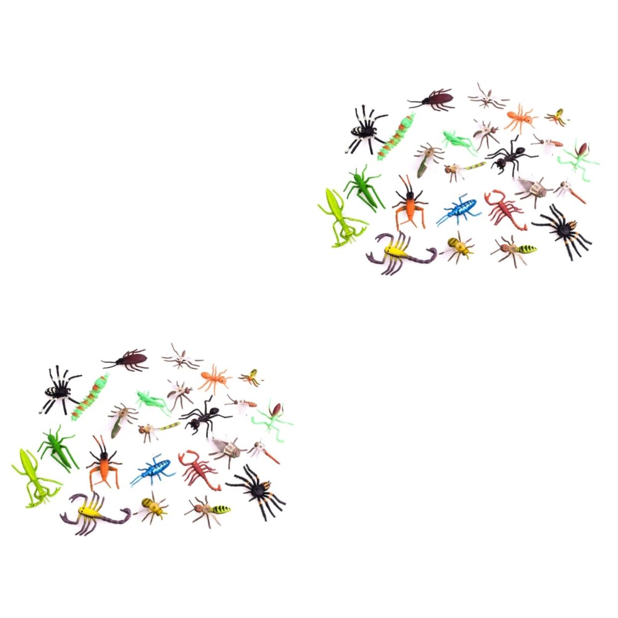24 Pcs Realistic Insect Toy Figurines Set - Miniature Bugs, Spiders & Dragonfly Models for Kids - Educational STEM Toys for Toddlers & Preschoolers - Perfect for Science Projects, Nature Exploration & Imaginative Play