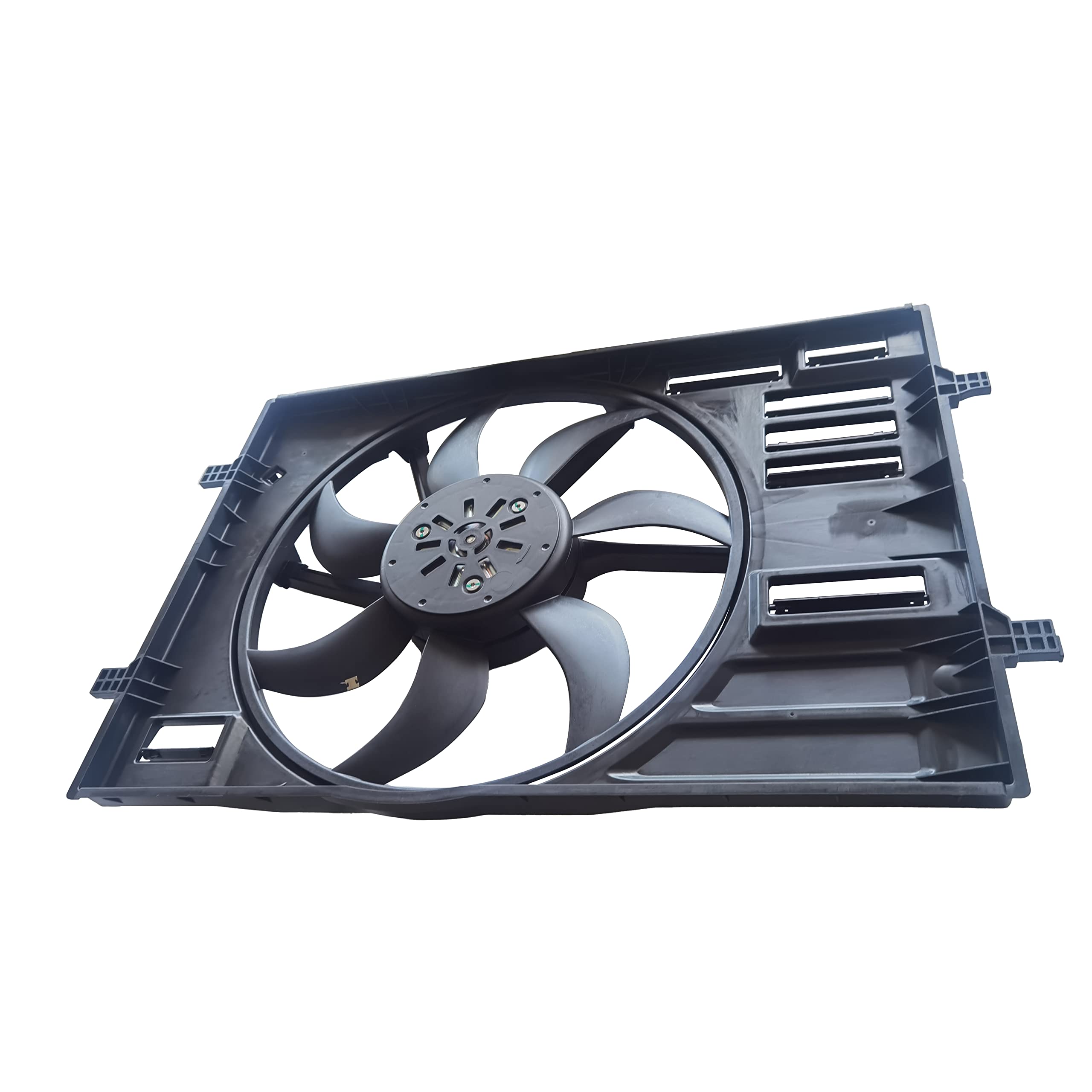 Partsflow Cooling Fan Compatible with 2015-2020 Audi A3/S3, 2015-2020 Volkswagen E-Golf/Golf/GTI, 2019 Jetta - High Performance Radiator Fan Replacement for Engine Cooling System