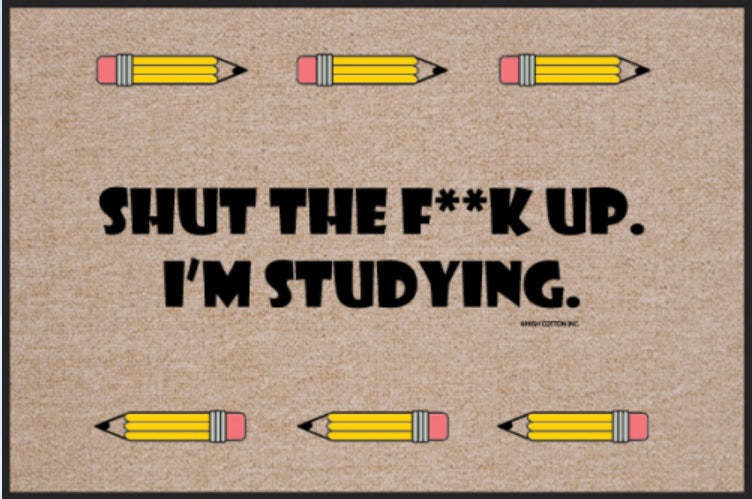 Funny Doormat - Shut The F**K Up - Non-Slip Welcome Mat for Front Door, Home & Office - Perfect Gift for Housewarming, Parties & Prank Lovers
