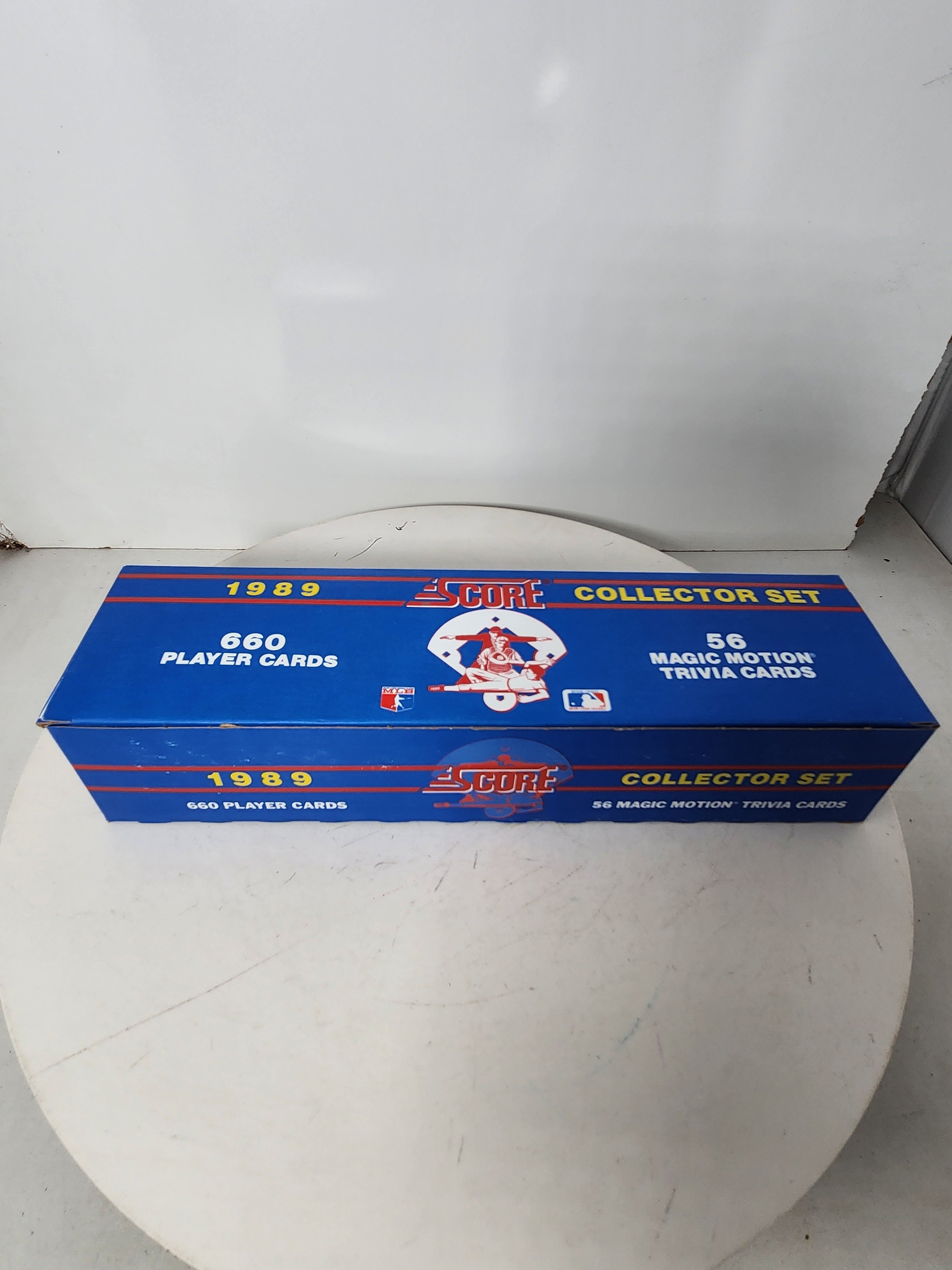 1989 Score Baseball Complete Set - 660 Cards Full Collection - Vintage Baseball Cards for Collectors & Fans - Perfect for Display, Trading & Investment