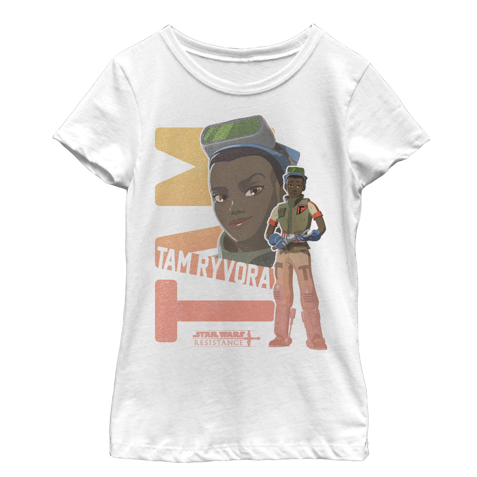 STAR WARS Tam Ryvora T-Shirt for Girls - Casual Short Sleeve Tee for Cosplay & Everyday Wear
