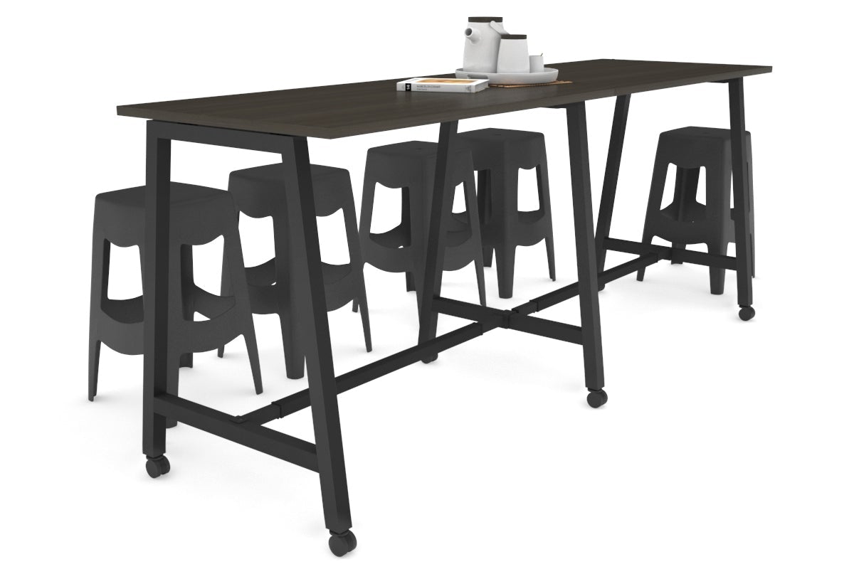 Quadro A Legs Large Counter Table 2400L x 700W - Heavy Duty Metal Frame for Restaurant, Bar, Kitchen & Commercial Use