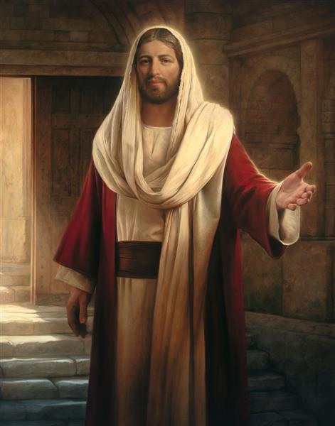 Come Follow Me by Howard Lyon - Inspirational Christian Art Print for Home, Church & Office Decor