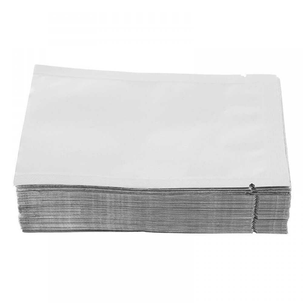 100Pcs 20x30cm Aluminum Foil Vacuum Sealer Bags for Food Storage - Airtight Freezer Bags for Sous Vide, Meal Prep & Long-Term Food Preservation