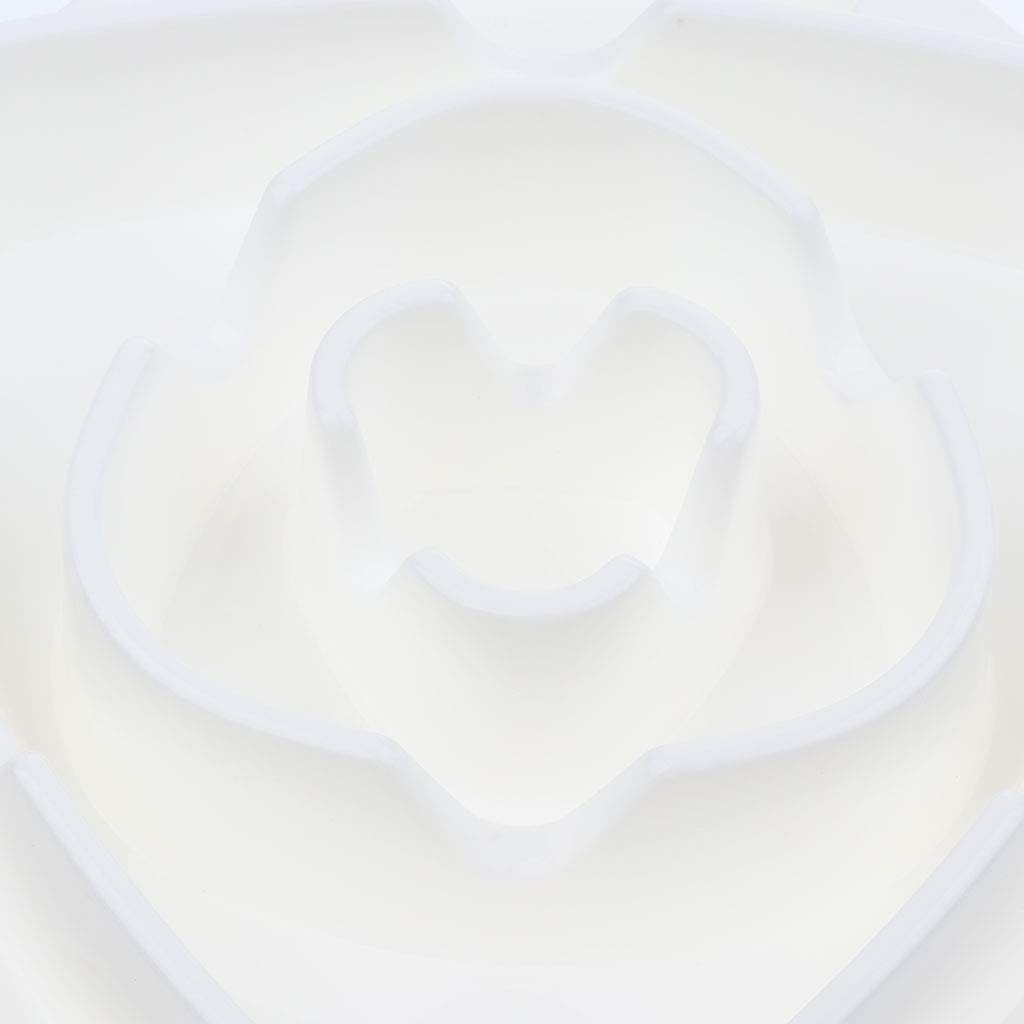 MYADDICTION Pet Slow Feeder Bowl - Interactive Flower Shape Dog & Cat Food Dish - Prevents Choking & Bloat - Perfect for Fast Eaters & Puzzle Feeding Fun
