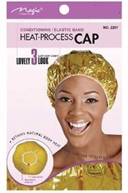 Magic Conditioning Heat Process Cap for Hair - Deep Conditioning Treatment for Damaged & Dry Hair - Perfect for Salon, Home Use & Travel - Promotes Hair Growth & Shine