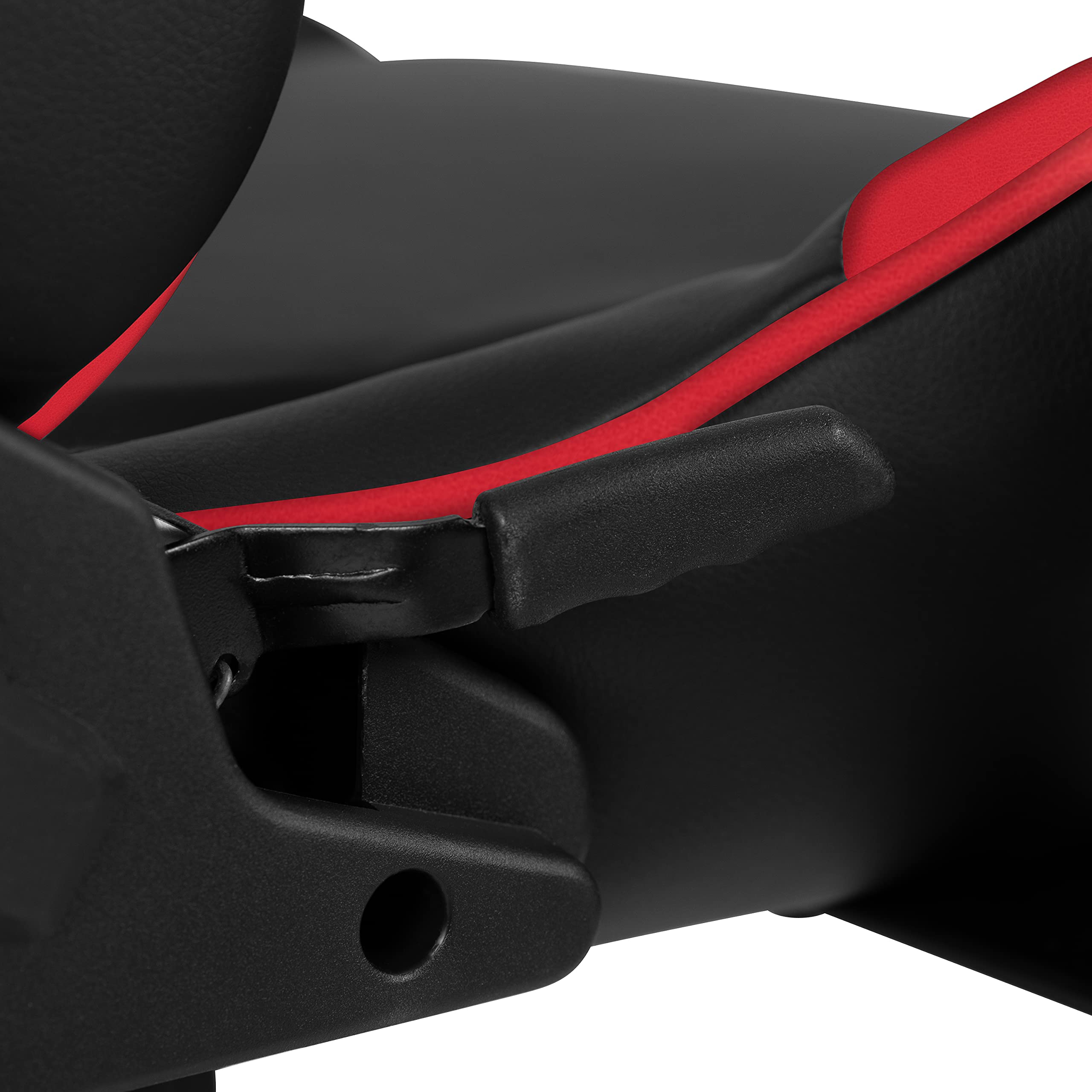 Flash Furniture X20 Ergonomic Racing Style Gaming Chair - Fully Reclining PU LeatherSoft with Lumbar Support Pillow, Adjustable Swivel Computer Desk Chair for Office & Home (Red/Black) - Perfect for Gamers, Streamers & Remote Workers