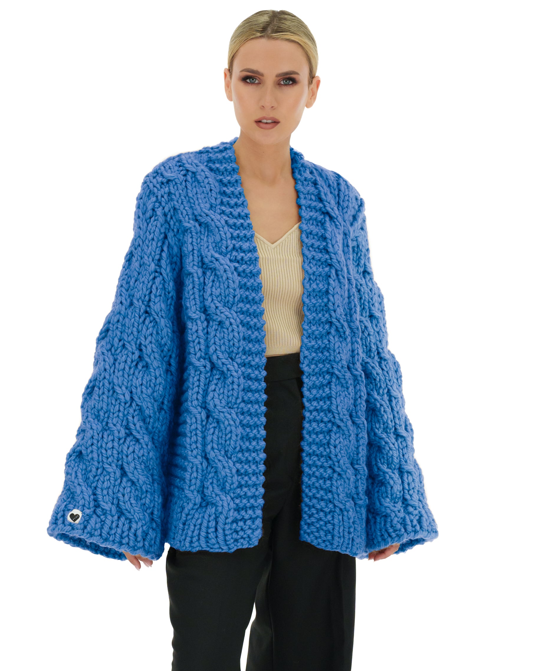Cozy Cable Knit Cardigan Sweater for Women - Soft Chunky Knit Open Front Long Sleeve Wrap - Perfect for Fall, Winter & Layering Outfits