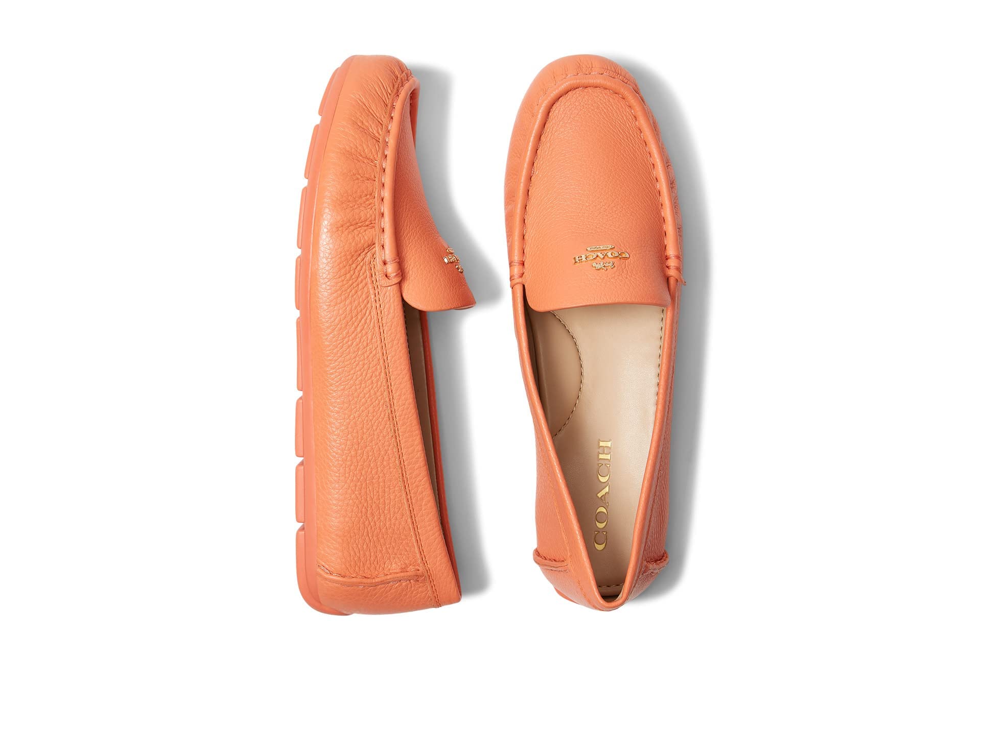 COACH Marley Driver Loafers for Women - Genuine Leather Slip-On Shoes with Comfortable Cushioning - Perfect for Office, Casual Wear & Travel
