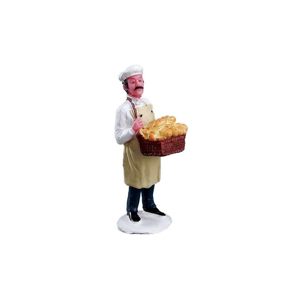 Lemax 2006 Bread Delivery Christmas Village Figurine #62296 - Hand-Painted Collectible Holiday Decoration for Christmas Villages, Tree Toppers & Winter Displays