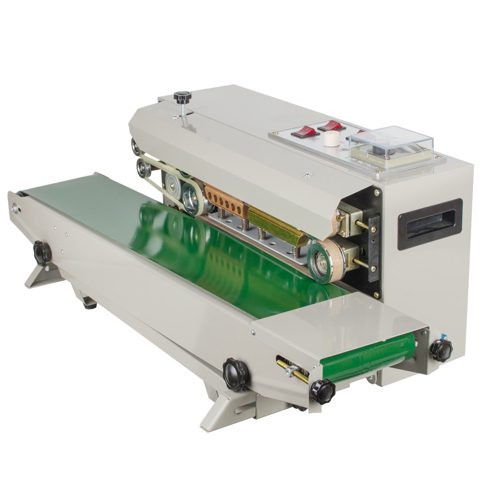 Vinmax Commercial Automatic Continuous Bag Sealing Machine - Horizontal Plastic Bag Sealer for Packaging | Fast Shipping from USA | Ideal for Food, Retail & Industrial Packaging