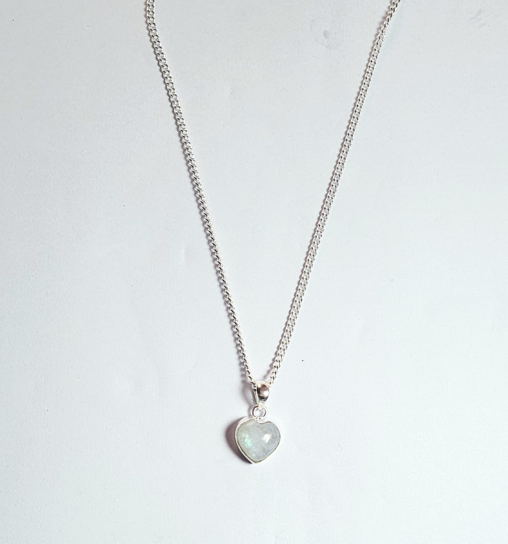 Heart Gemstone Necklace for Women - Elegant Jewelry Gift for Valentine's Day, Anniversary & Special Occasions | Perfect for Date Nights, Weddings & Romantic Outfits