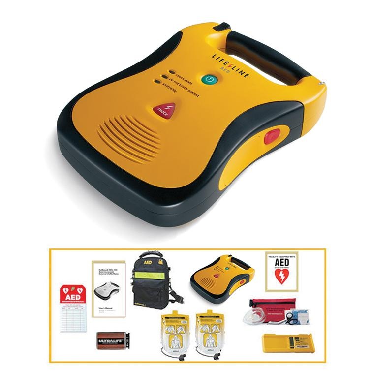 Defibtech Lifeline DDU 100 AED - Automatic External Defibrillator for Cardiac Emergencies | Portable AED Device for Home, Office & Public Use | USA Approved Emergency Medical Equipment