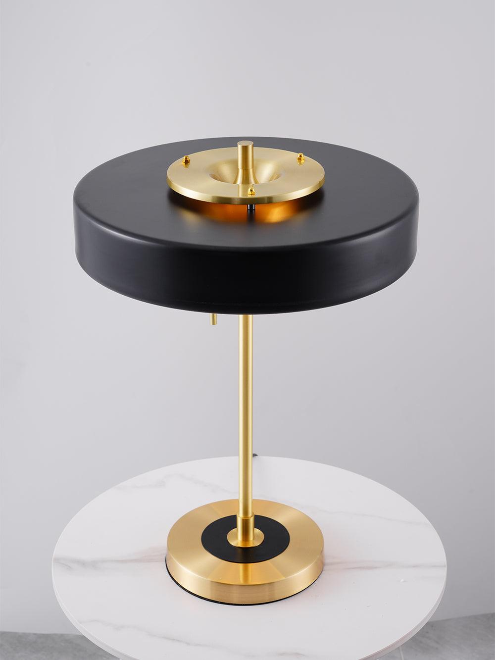 Revolve Table Lamp - Modern LED Nightstand Light with Adjustable Brightness for Bedroom, Living Room & Office