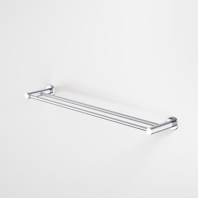 Caroma Liano II 640mm Double Towel Rail in Chrome - Premium Bathroom Towel Holder for Modern Homes & Spas