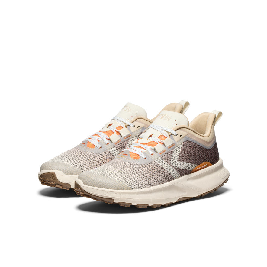 Women's 450 Dirt Hiking Shoes - Lightweight Waterproof Trail Running Shoes for Women - Birch/Nectarine Color - Perfect for Outdoor Adventures, Hiking & Camping