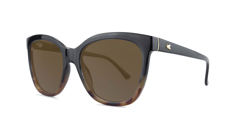 Deja Views Glossy Black & Blonde Tortoise Shell Fade Sunglasses - Stylish UV Protection Shades for Women & Men, Perfect for Driving, Beach & Outdoor Activities