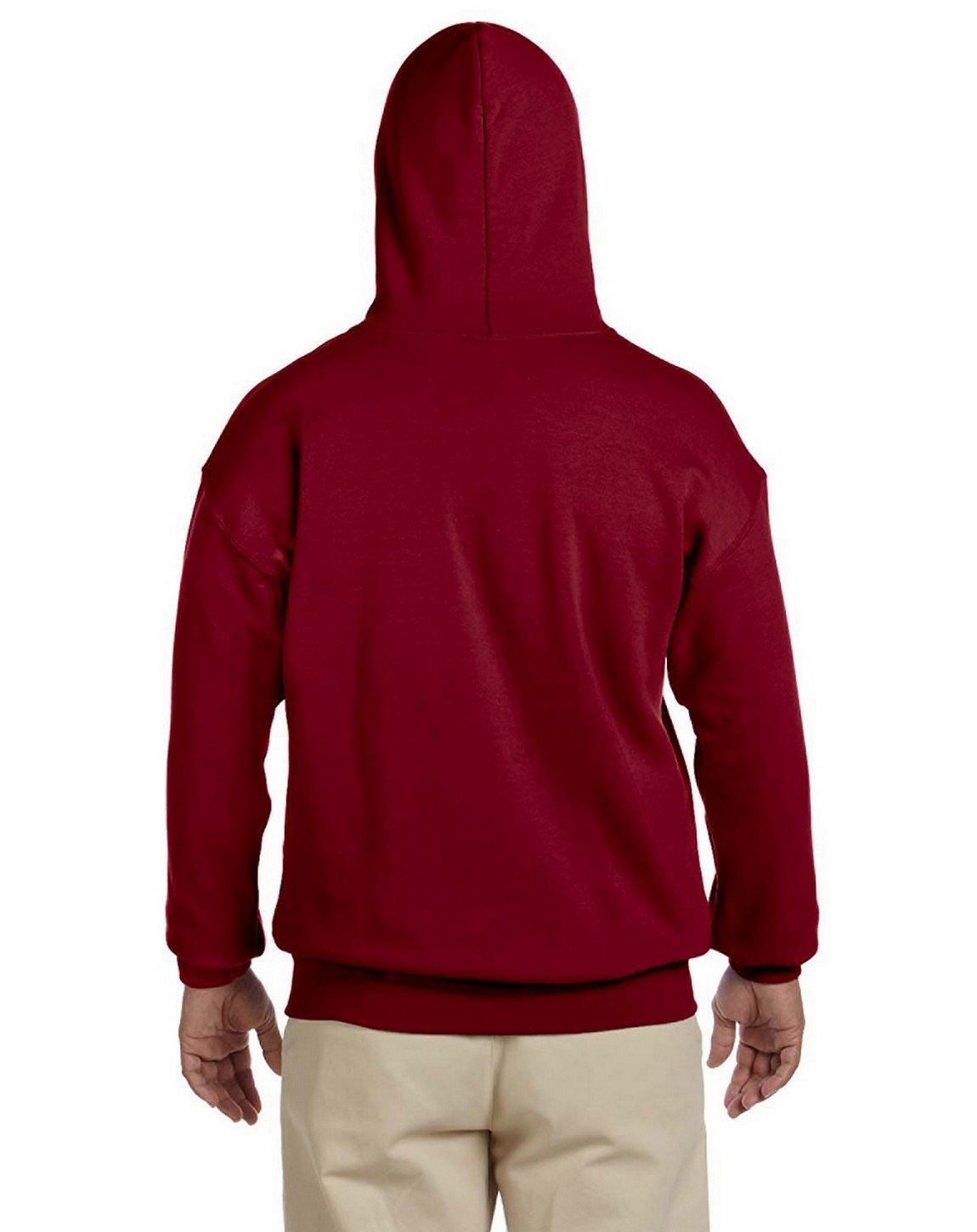 Gildan 18500 Hooded Sweatshirt for Men & Women - Antique Cherry Red Pullover Hoodie, Small Size - Perfect for Casual Wear, Gym, and Outdoor Activities