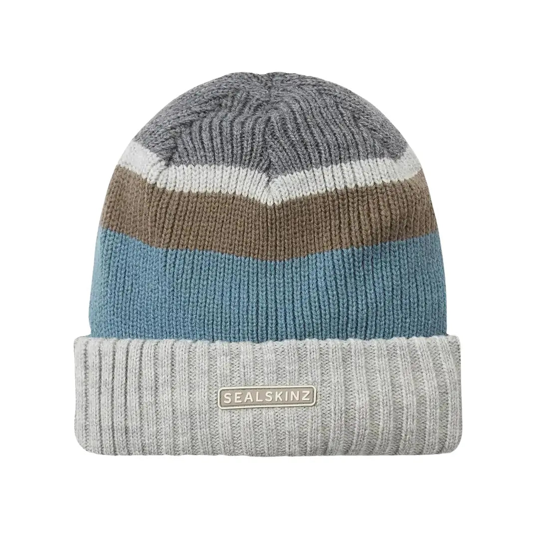 Sealskinz Cromer Waterproof Knitted Beanie Hat - Winter Warm Waterproof Ski Hat for Men & Women - Perfect for Skiing, Snowboarding & Outdoor Activities