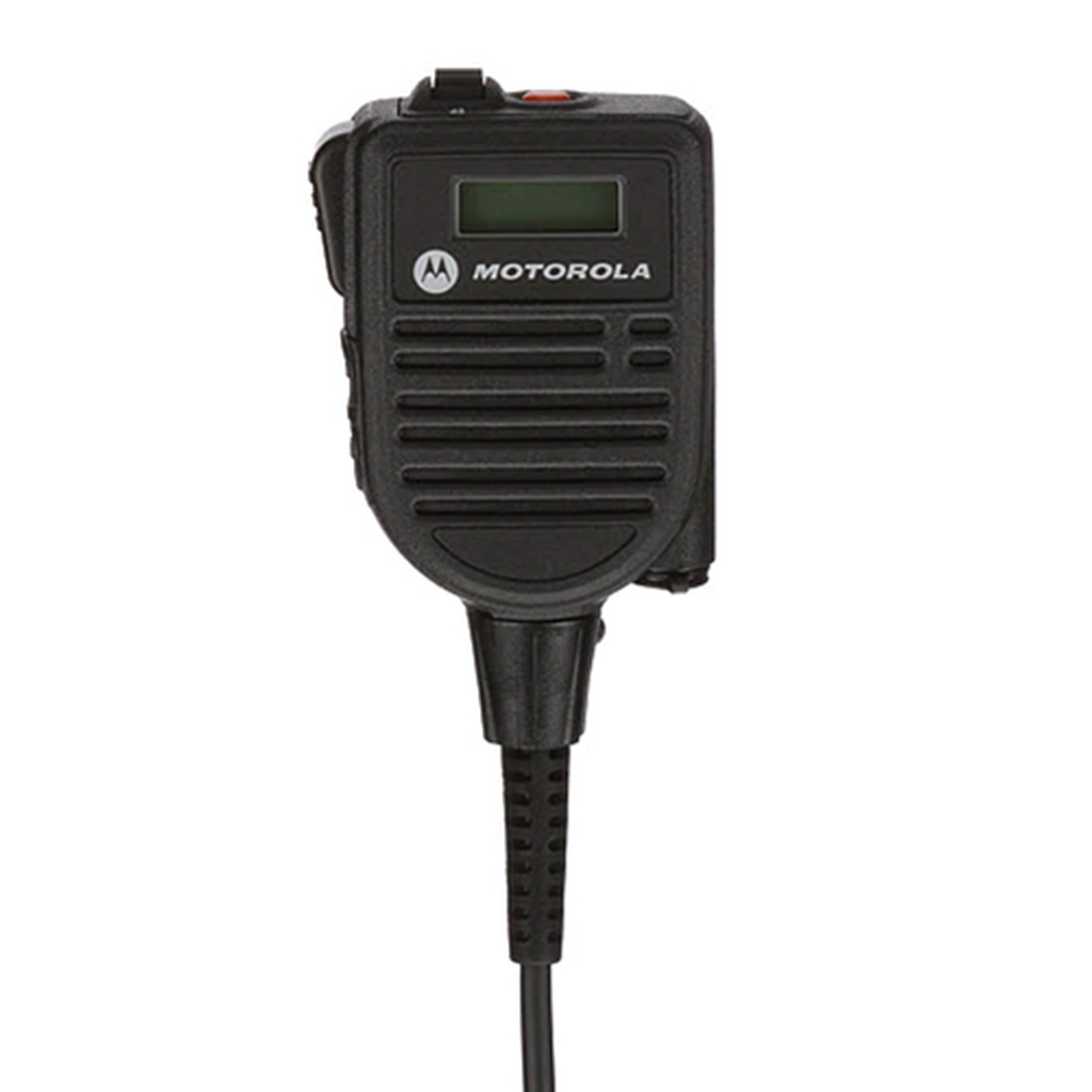 Motorola HMN4103B Remote Speaker Microphone - Two-Way Radio Accessory for Clear Communication | Ideal for Security, Construction & Outdoor Adventures