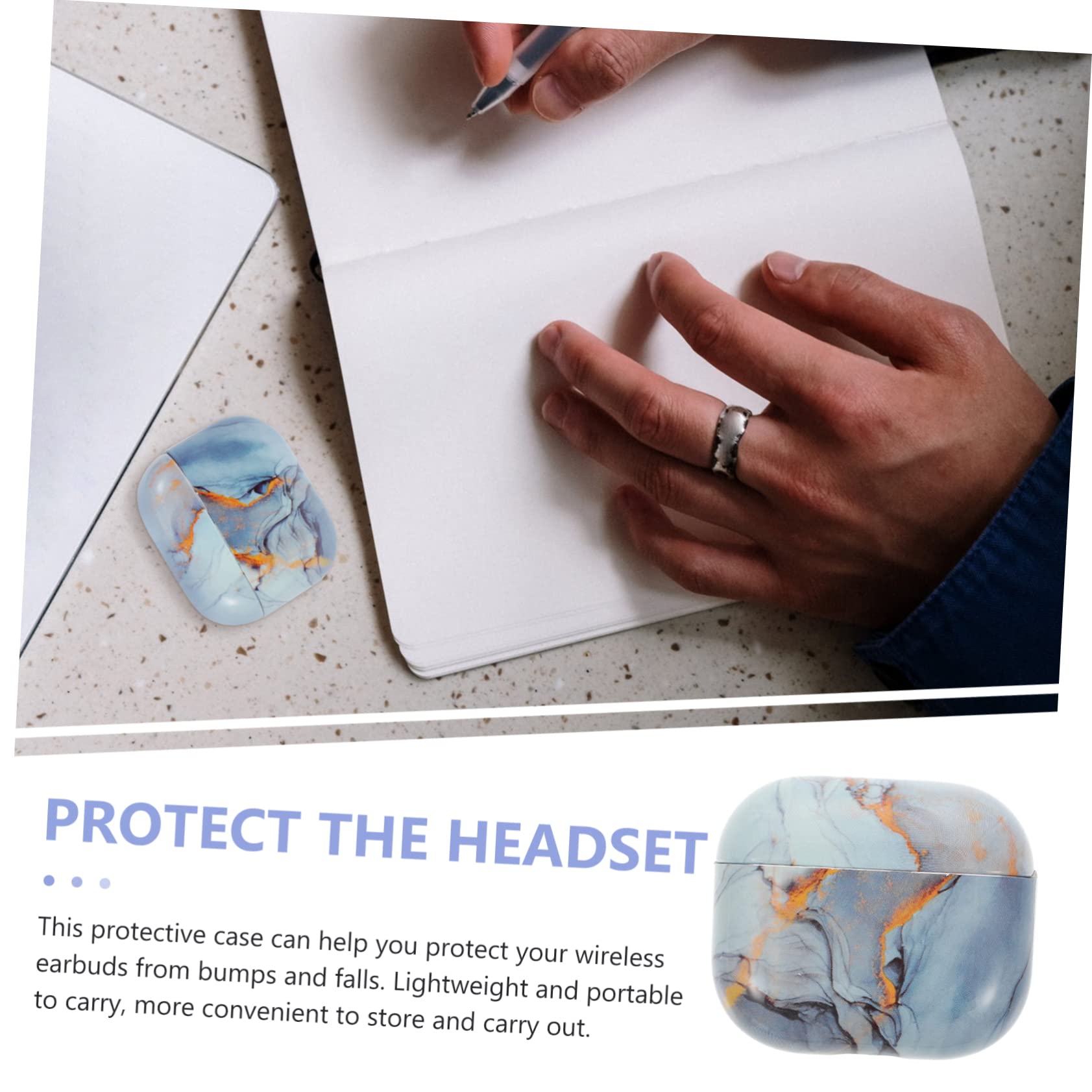 Premium 1-Piece Earbuds Case - Shockproof & Portable Storage for AirPods, Wireless Earbuds - Travel, Gym & Daily Use Protection
