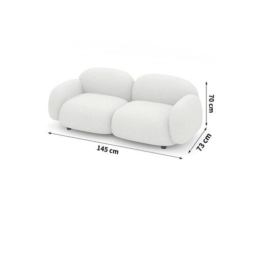 Stretch Canape Sofa Set - Modern Convertible Sectional Couch for Living Room | Comfortable Lounge Furniture for Small Spaces & Apartments | Perfect for Relaxing, Entertaining & Movie Nights
