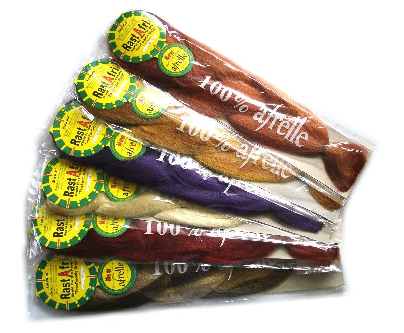 RastAfri Silky Braid Hair - 100% Kanekalon Synthetic Hair Extensions for Box Braids & Protective Styles | Perfect for African American Hair, Cosplay & Everyday Wear