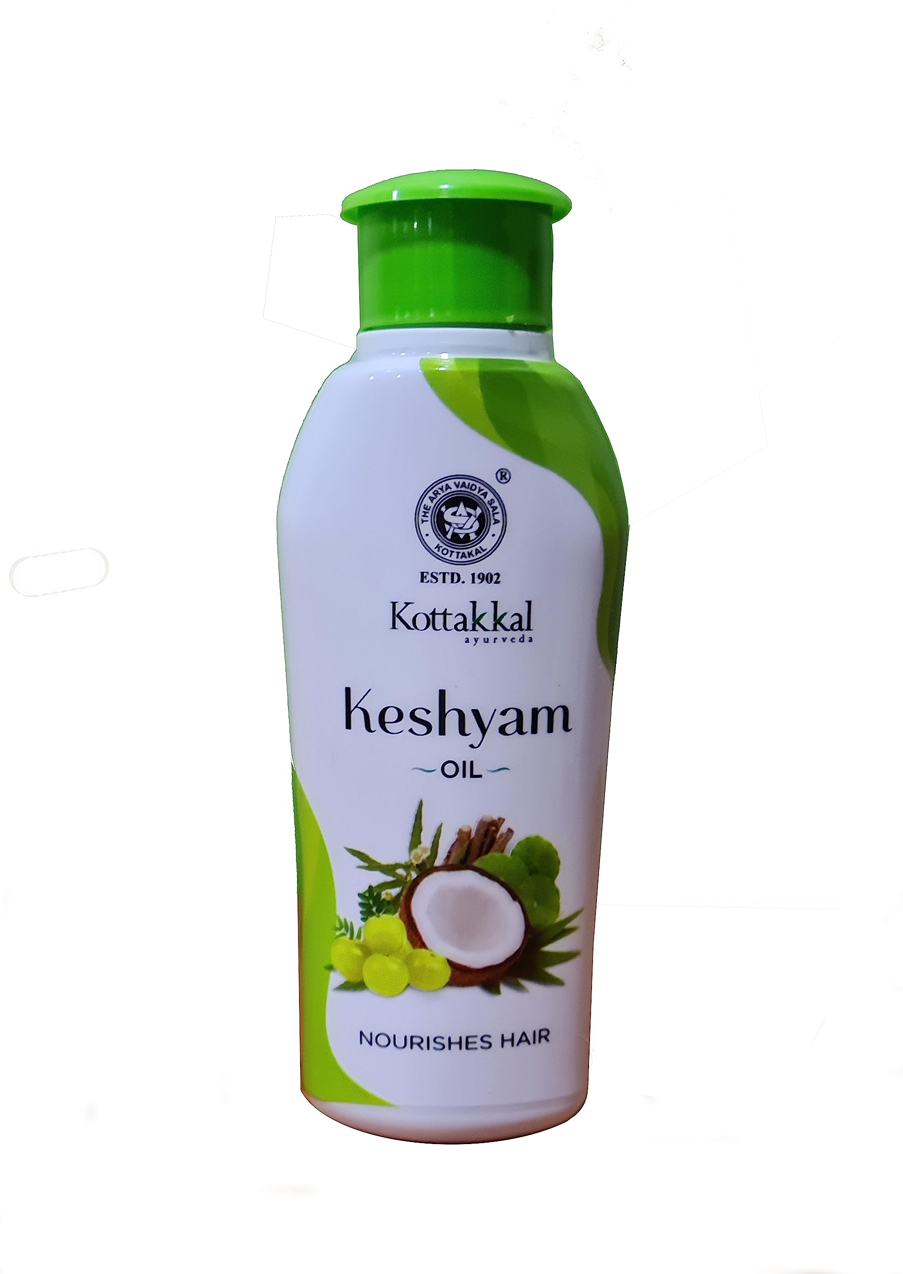 Kottakkal Ayurveda® Keshyam Hair Oil - 100% Natural Ayurvedic Treatment for Hair Growth & Shine | 100ml Bottle | Promotes Healthy, Beautiful Hair | Perfect for Daily Hair Care & Scalp Massage