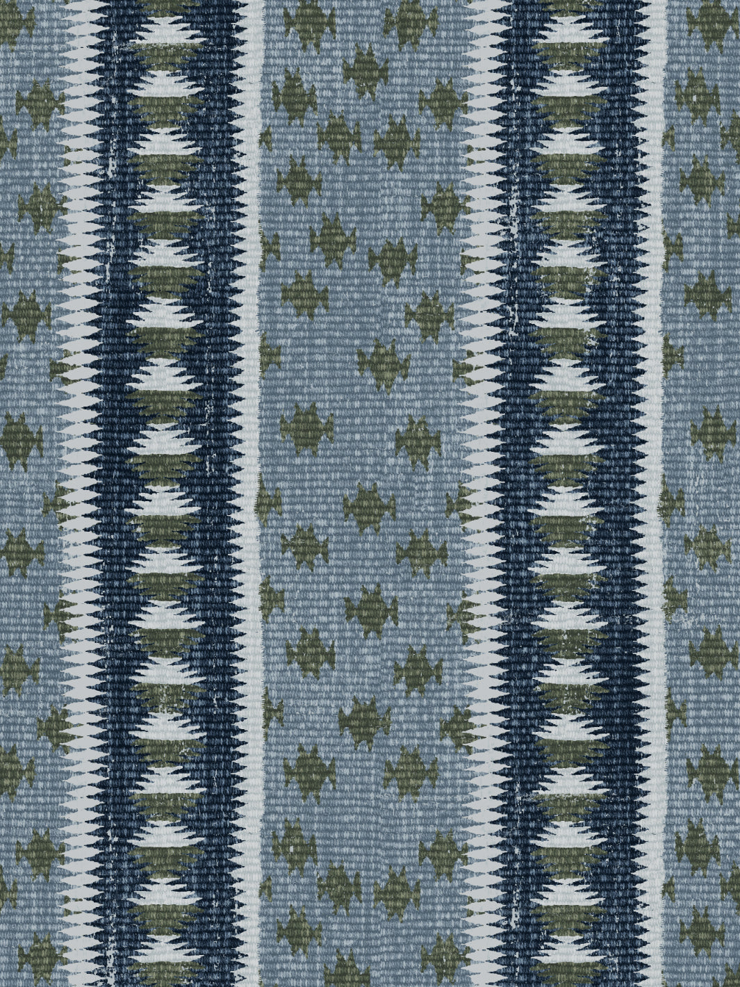 Nathan Turner 'Northstar Stripe' Wallpaper - Blue & Army Green Peel and Stick Removable Wallpaper for Bedroom, Living Room & Home Decor