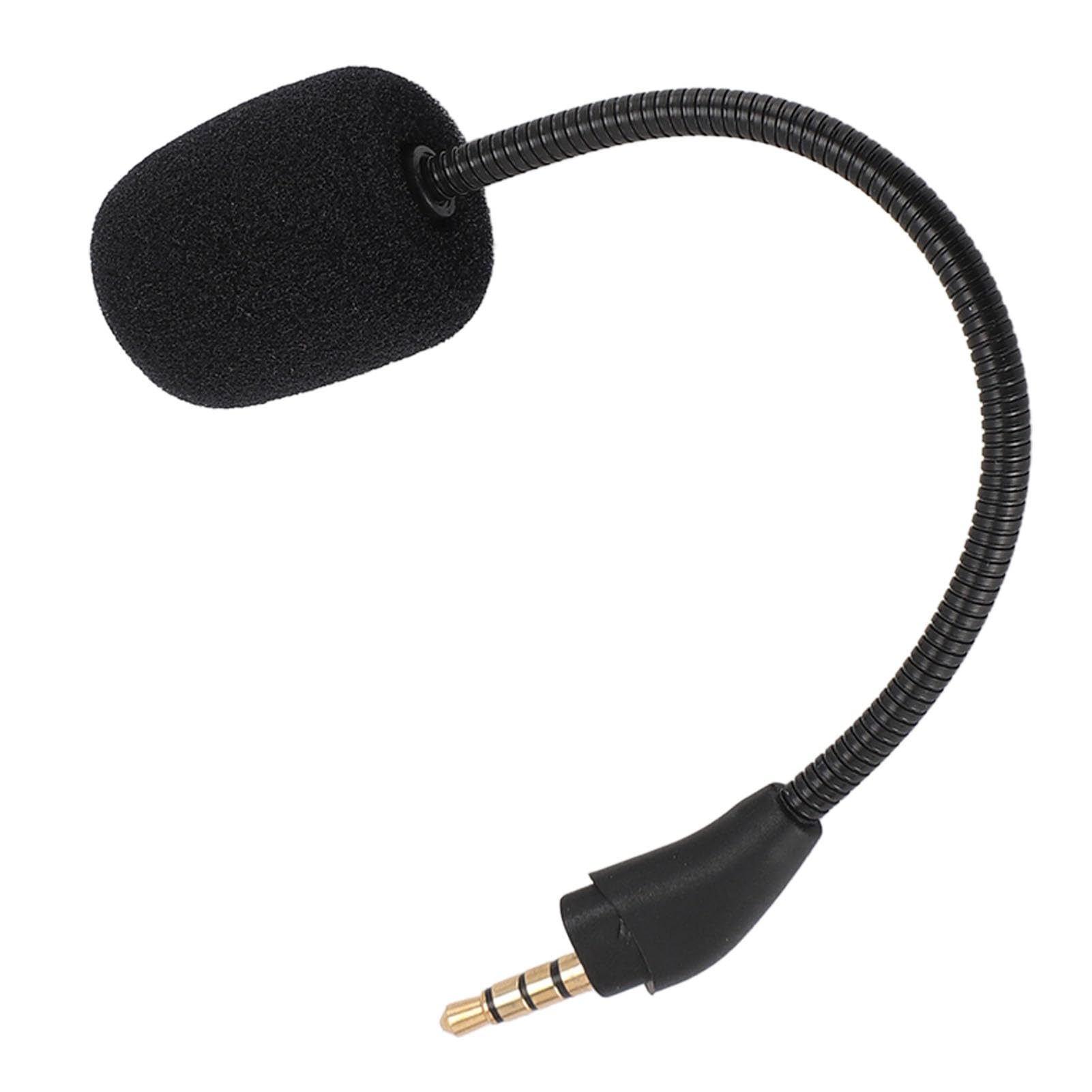 Cloud III 4-Pin Gaming Headset Microphone Replacement - Detachable Boom Mic with 3.5mm Gold-Plated Plug for PC Computer Gaming Headsets | Perfect for Streaming, Esports & Online Gaming
