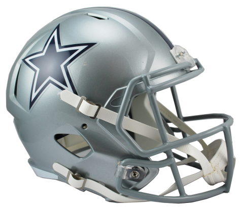 Dallas Cowboys Riddell Speed Replica Football Helmet - Official NFL Collectible & Fan Gear for Game Day & Home Decor