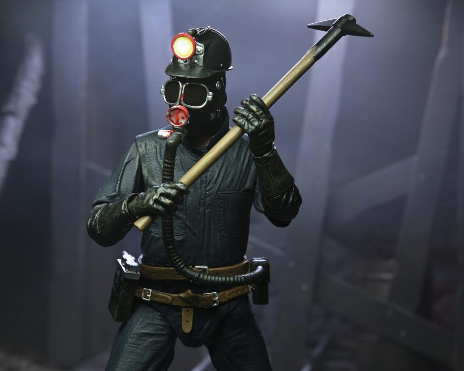 My Bloody Valentine Ultimate Miner Action Figure - Collectible Horror Toy for Fans, Perfect for Display & Halloween Decor
