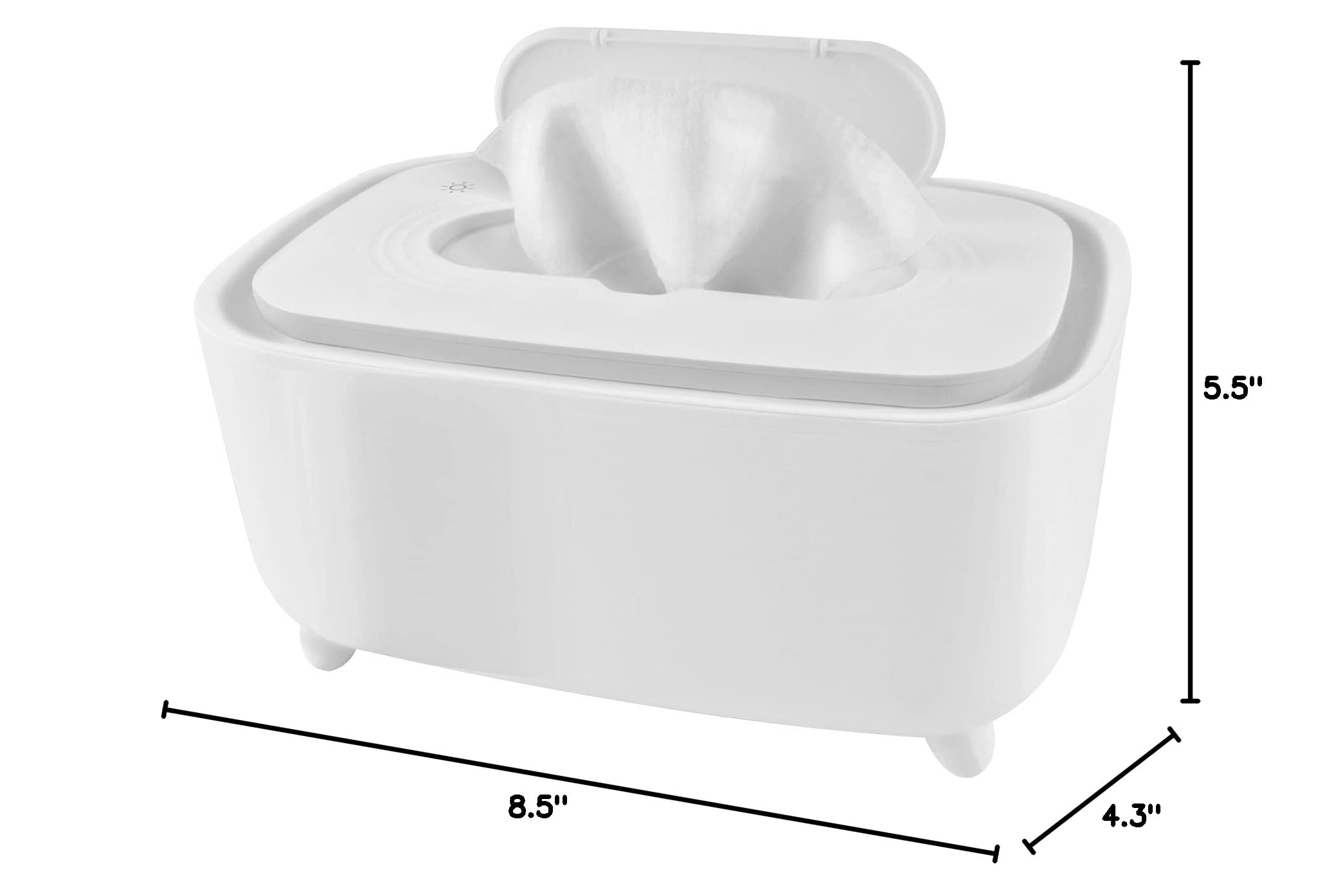 Baby Wipes Warmer & Dispenser - Portable Electric Wipe Warmer for Newborns & Infants | Perfect for Diaper Changes, Nursery, and On-the-Go Use