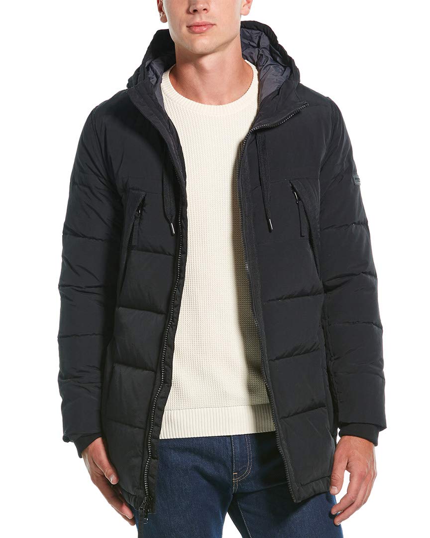 Andrew Marc Men's Hooded Sweatshirt - Premium Cotton Fleece Pullover for Casual Wear, Gym & Outdoor Activities