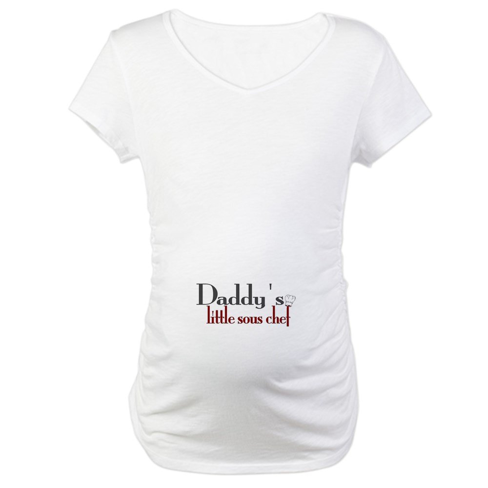 Daddy's Sous Chef Maternity T-Shirt - Funny Pregnancy Tee for Expecting Moms | Perfect for Baby Showers, Gender Reveals & Pregnancy Announcements