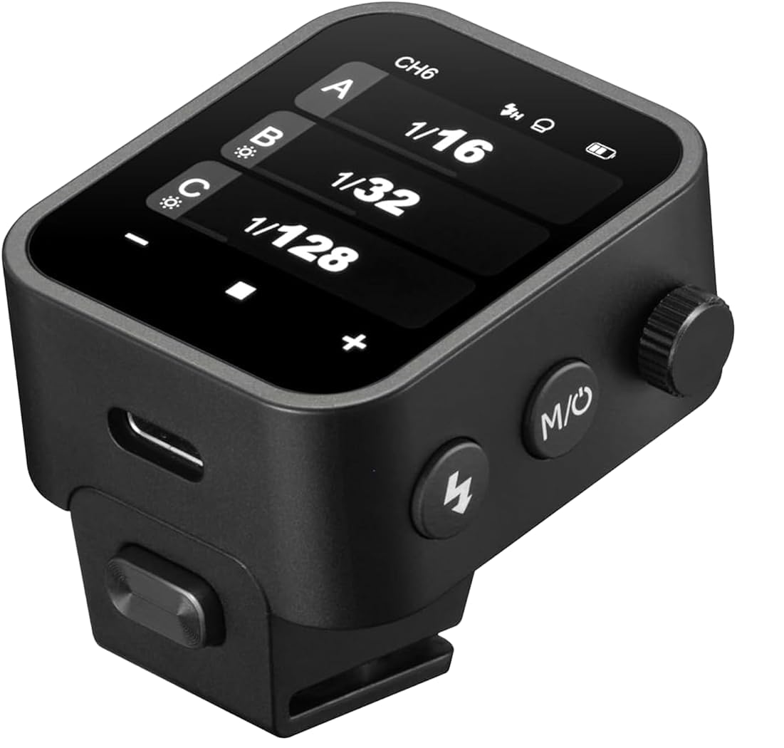 Godox X3N TTL Wireless Flash Trigger with OLED Touch Screen for Nikon DSLR Cameras - Perfect for Studio, Portrait & Event Photography