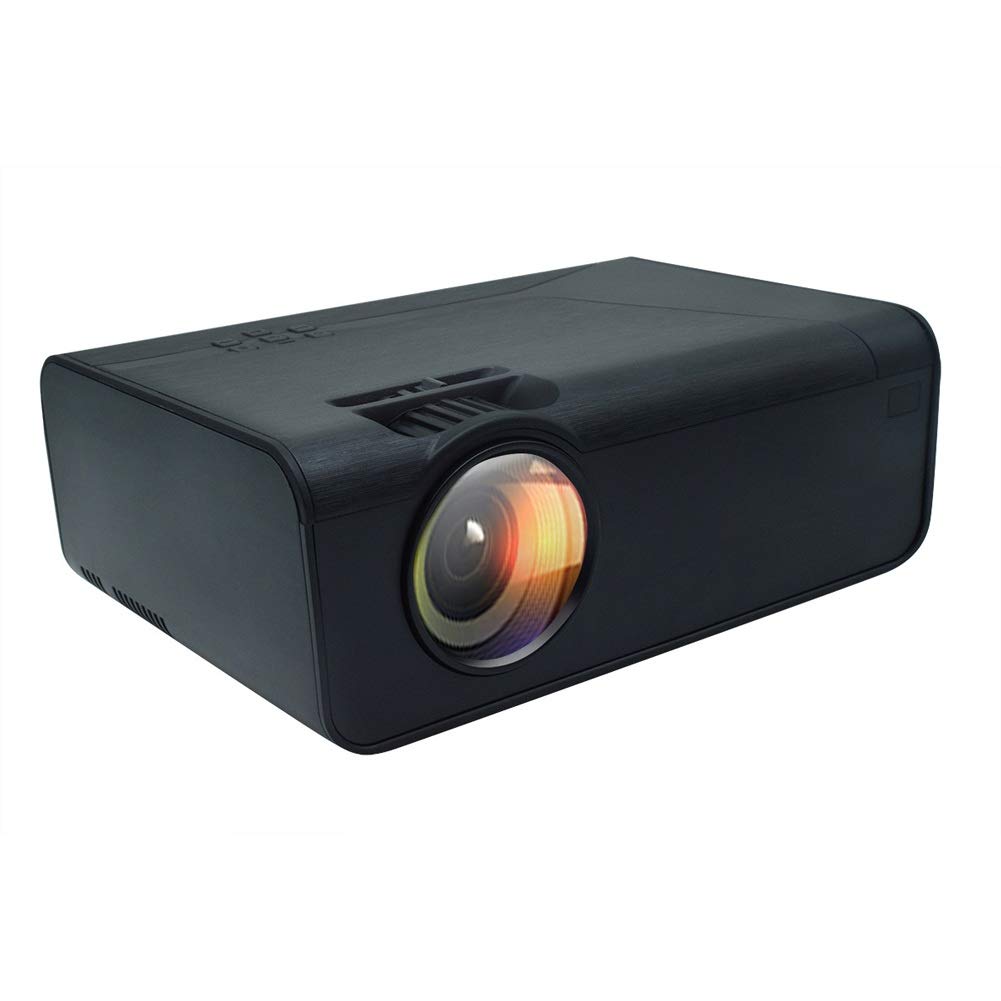 MMD Mini Projector - HD 720P Portable Pocket Projector for Kids, HDMI Compatible with PC/Laptop/Phone - Perfect for Home Movies & Gaming (Black)