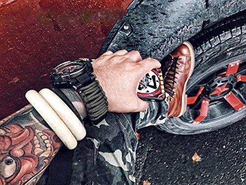 Galaxy Watch 6 Band - 20mm Paracord Strap for Outdoor & Survival
