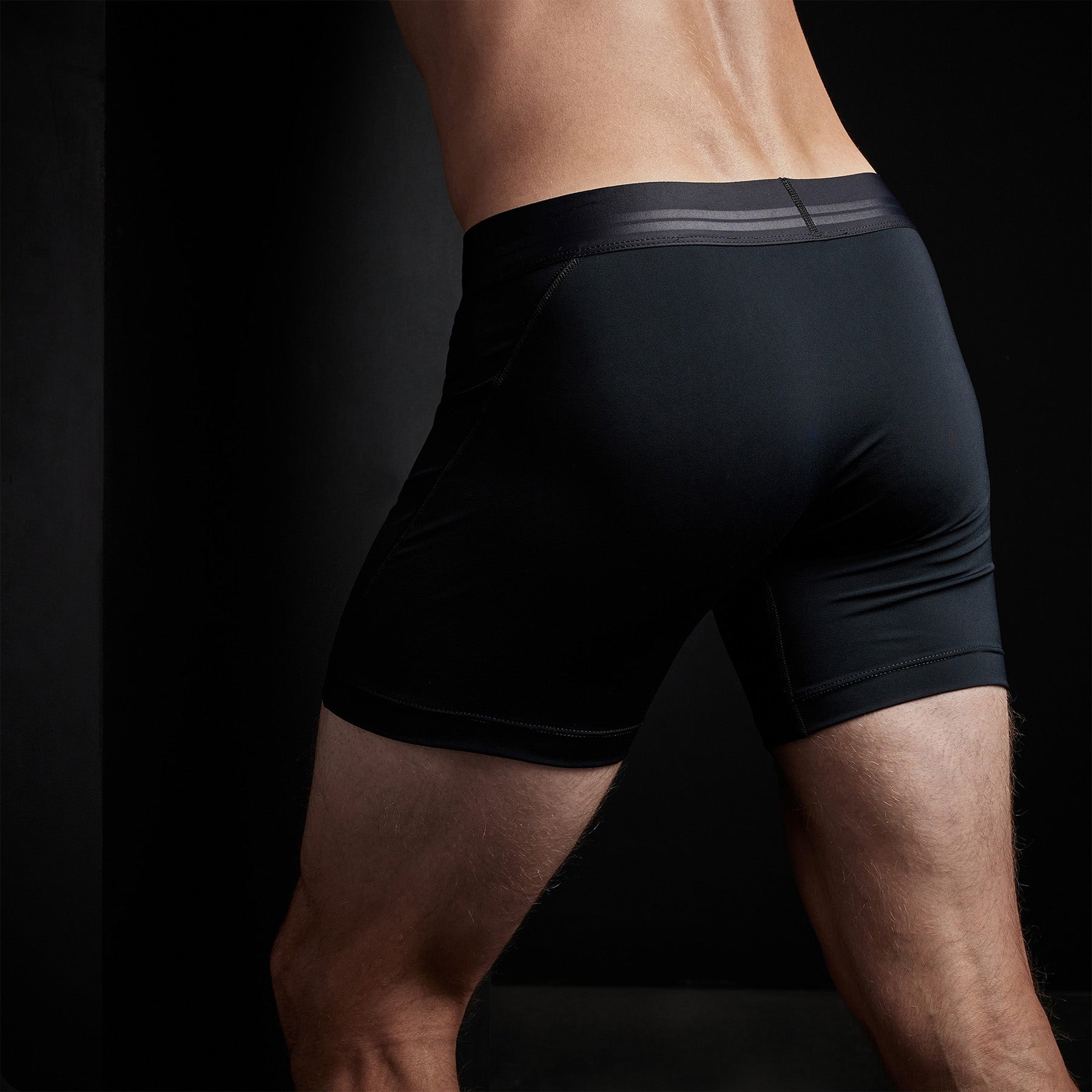 Men's Breathable Sport Boxer Shorts - Comfortable & Moisture-Wicking Underwear for Gym, Running & Daily Wear - Black