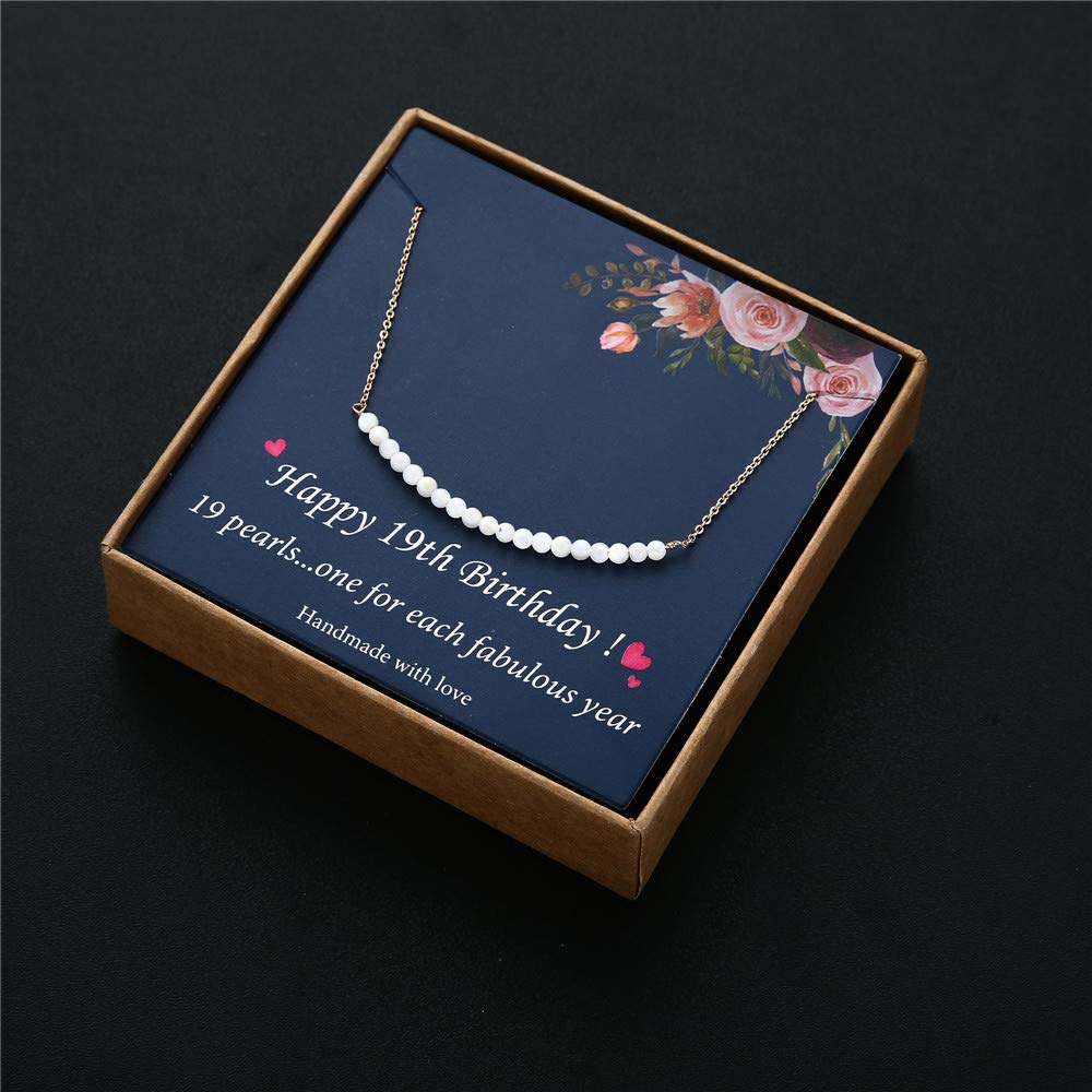 Pearl Pendant Necklace for Women - Elegant Birthday Gift Jewelry for Her | Perfect for Anniversaries, Mother's Day & Special Occasions