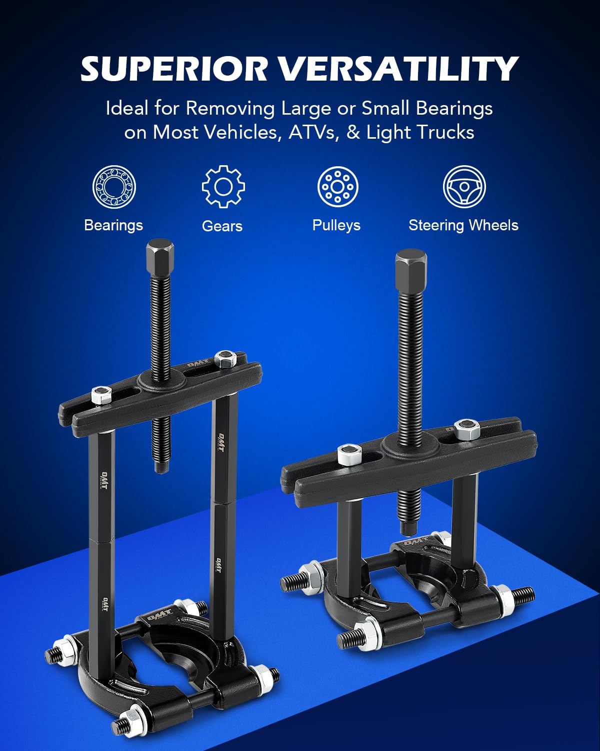Orion Motor Tech Wheel Bearing Press Kit & Bearing Splitter Tool Kit - Professional Automotive Repair Tool Set for DIY Mechanics - Perfect for Wheel Bearing Replacement, Maintenance & Suspension Work