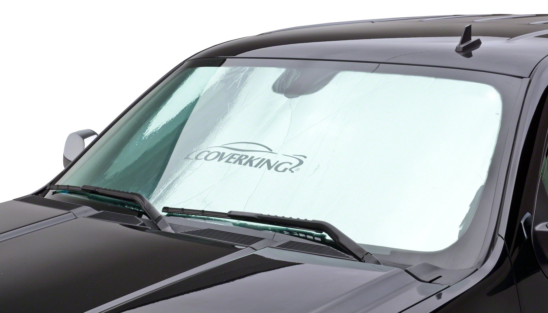 Coverking Custom Sunshade for Hyundai Accent - Reflective Mylar Foam Car Sun Shade (Silver) | UV Protection & Heat Reduction for Parking & Road Trips