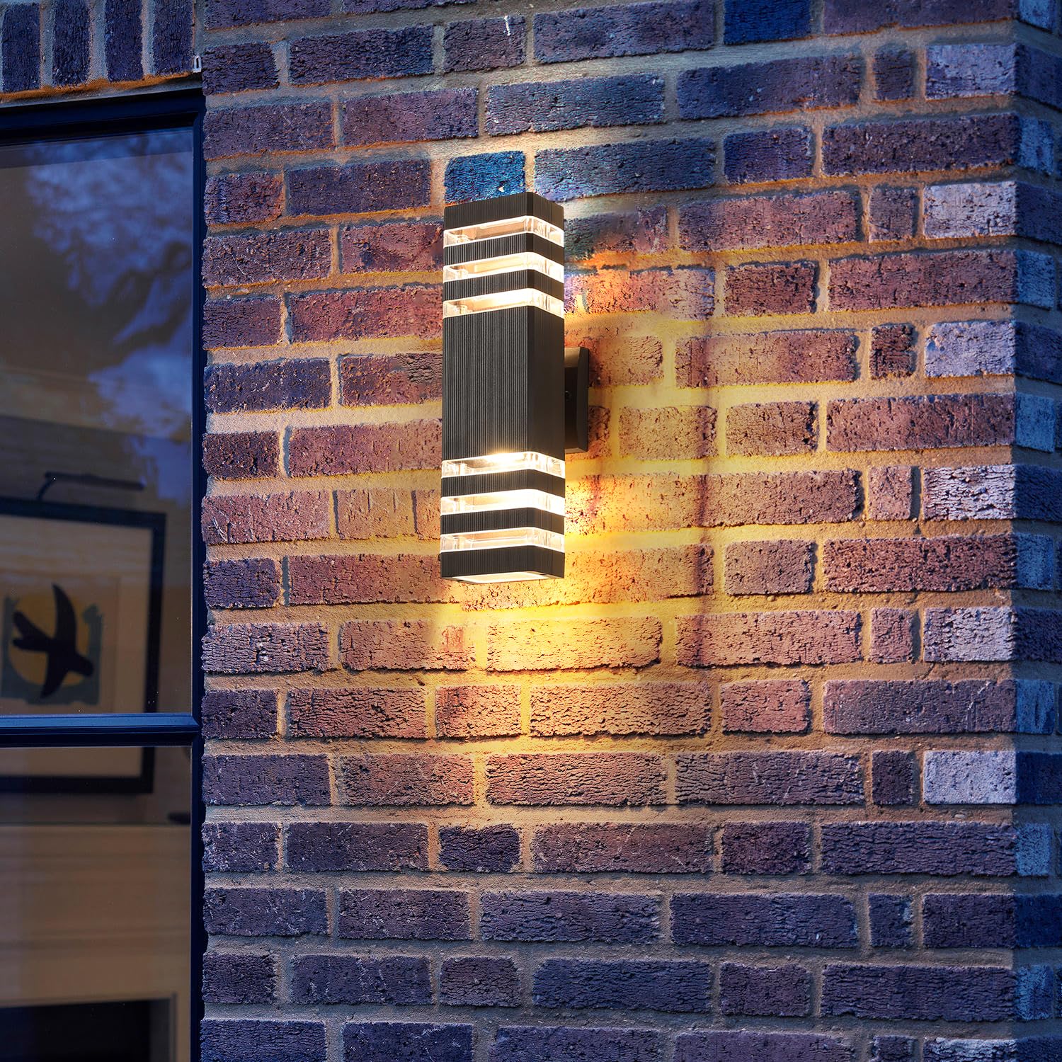 1PCS Outdoor Wall Light Fixture - IP65 Waterproof, 3000K Warm White LED, Durable Exterior Lighting for House, Garage, Porch, Patio & Garden - Perfect for Outdoor Security and Decoration
